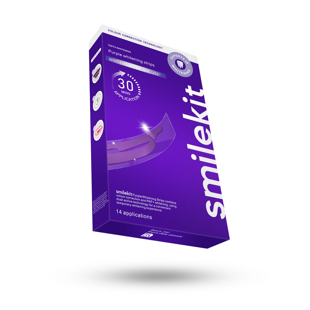 V34 Purple Teeth Whitening Strips